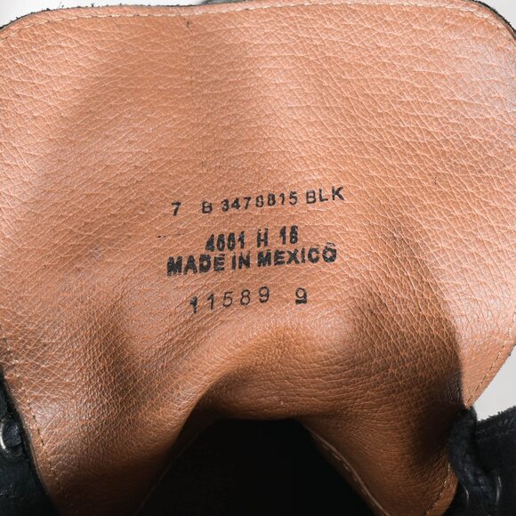 Frye 3478815 Veronica Combat Moto Boots in Black - 7 - Picture 7 of 7